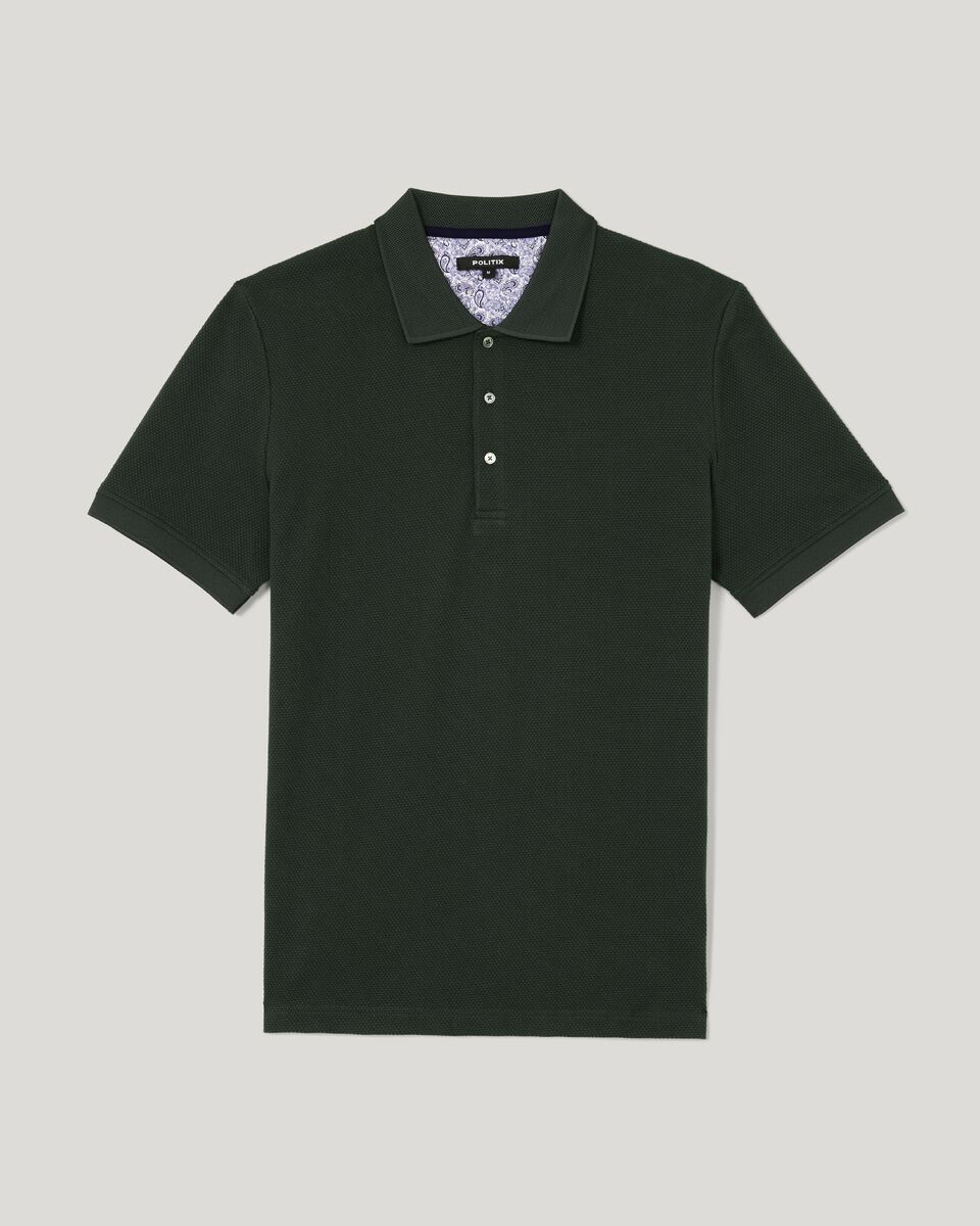 Jacquard Texture Polo